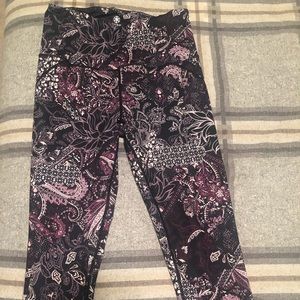 Multi-Colored Work Out Capris